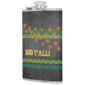 BOO Y'ALL Halloween Pop Südliche Gastfreundschaft Flachmann (Links)