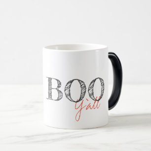 BOO Y'ALL Halloween Southern Preppy Fall Fun Verwandlungstasse