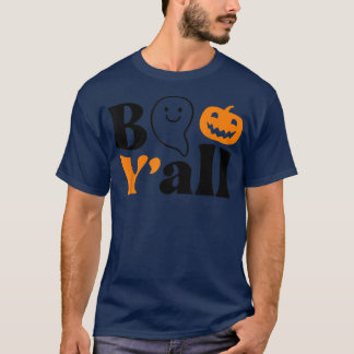 Boo Y'all Niedlich Ghost Boo Squad Spooky Season H T-Shirt