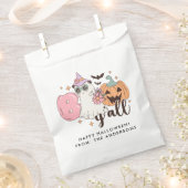 Boo y'all Retro Groovy Halloween Geschenktütchen (Ausgeschnitten)