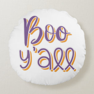 Boo Y'all Rundes Kissen