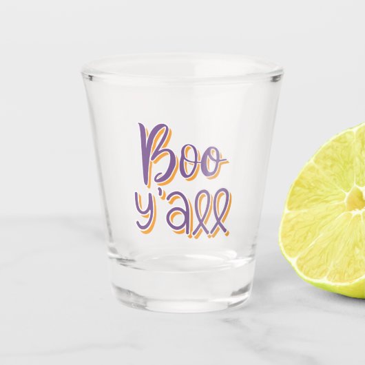 Boo Y'all Schnapsglas (Vorderseite)