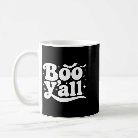 Boo Y'all Southern Retro Halloween Quote Saying Ba Kaffeetasse (Links)