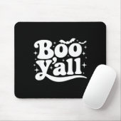 Boo Y'all Southern Retro Halloween Quote Saying Ba Mousepad (Mit Mouse)