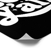 Boo Y'all Southern Retro Halloween Quote Saying Ba Poster (Ecke)