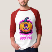 Boo Y'All, spukhaft hübsches Halloween-Design T-Shirt (Vorderseite)