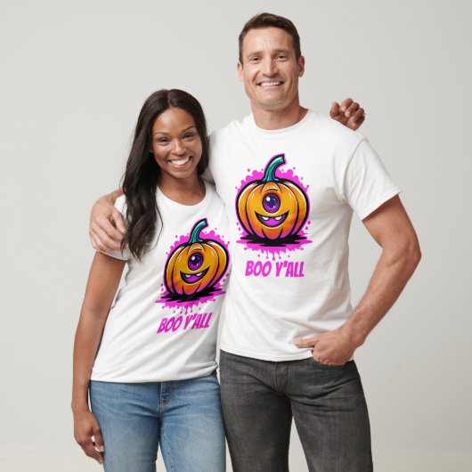 Boo Y'All, spukhaft hübsches Halloween-Design T-Shirt (Unisex)