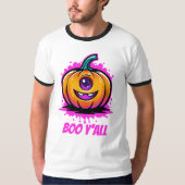 Boo Y'All, spukhaft hübsches Halloween-Design T-Shirt (Vorderseite)