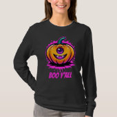 Boo Y'All, spukhaft hübsches Halloween-Design T-Shirt (Vorderseite)