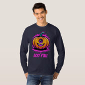 Boo Y'All, spukhaft hübsches Halloween-Design T-Shirt (Vorne ganz)