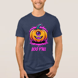 Boo Y'All, spukhaft hübsches Halloween-Design Tri-Blend Shirt