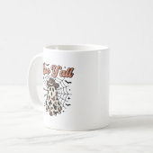 Boo Yall Western Geist Halloween Design Kaffeetasse (Vorderseite Links)