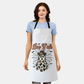 Boo Yall Western Geist Halloween Design Schürze (Getragen)