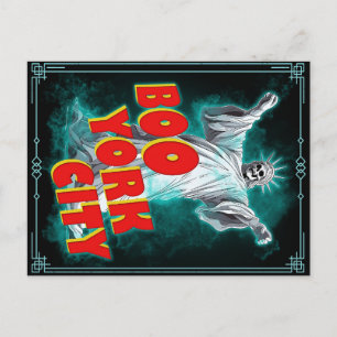 Boo York City Halloween Freiheitsstatue Postkarte