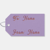 Boo You Gift Tag Geschenkanhänger (Rückseite Horizontal)