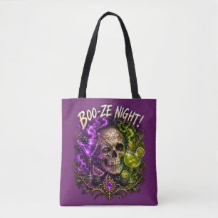 Boo Ze Night Gothic-Schädel-Cocktail-Tasche Tasche