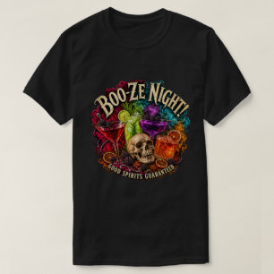 Boo Ze Night Gute Halloween-Geister Erwachsene T-Shirt