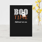 BOO-ZEITHalloween-Ghost-Party-Faltkarte Karte (Gelbe Blume)