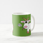 Boo! Ziege Kaffeetasse (VorderseiteRechts)