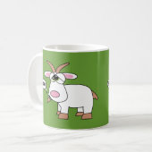 Boo! Ziege Kaffeetasse (Vorderseite Links)