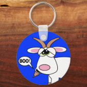 Boo! Ziege Schlüsselanhänger (Vorderseite)