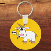 Boo! Ziege Schlüsselanhänger (Vorderseite)