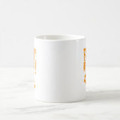 Boo-Zischen! catty Miezekatzefußdrucke Kaffeetasse (Mittel)