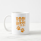 Boo-Zischen! catty Miezekatzefußdrucke Kaffeetasse (Links)