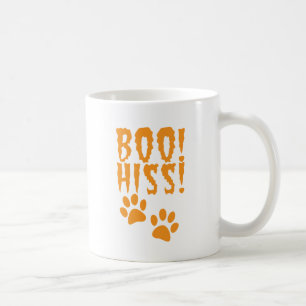 Boo-Zischen! catty Miezekatzefußdrucke Kaffeetasse