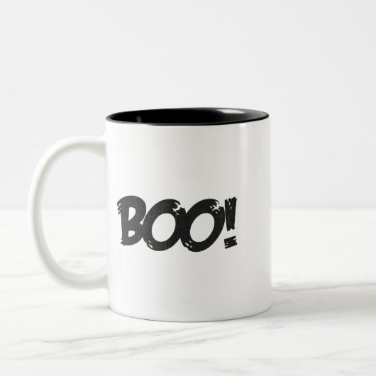 Boo! Zweifarbige Tasse (Links)
