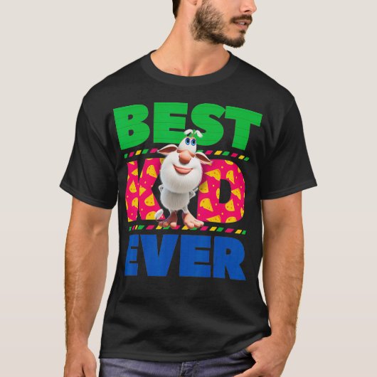 Booba Best Kid Ever Birthday Gift T-Shirt (Vorderseite)
