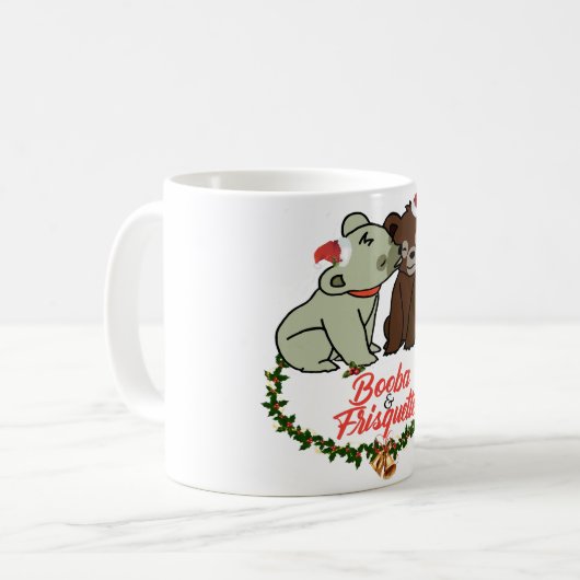 Booba & Frisquette Kaffeetasse (Vorderseite Links)