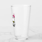 Boobienen - Brustkrebs-Bewusstsein Glas (Links)