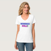Boobies Rule T - Shirt (Vorderseite Vollansicht)