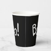 Booblack niedliche handgeschriebene Typografie Hal Pappbecher (Rechts)