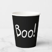 Booblack niedliche handgeschriebene Typografie Hal Pappbecher (Vorderseite)