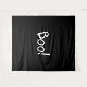 Booblack niedliche handgeschriebene Typografie Hal Wandteppich (Vorderseite (Horizontal))