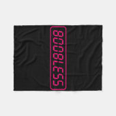 Boobless Funny Mastectomy Brust Operation Brust Ca Fleecedecke (Vorderseite (Horizontal))