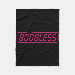 Boobless Funny Mastectomy Brust Operation Brust Ca Fleecedecke