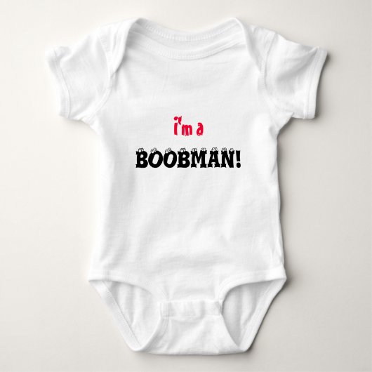BOOBMAN! , Bin ich a Baby Strampler (Vorderseite)