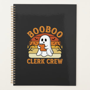 Booboo Clerk Crew Halloween-Geisterdesign_1 Planer