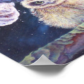 Boobook Owl Family. Poster (Ecke)