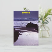 Boobys Bay, Cornwall Card (Stehend Vorderseite)