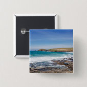 Boobys Bucht-Strand |England Button (Vorne & Hinten)