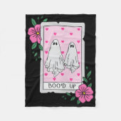 Boo'd Up Ghost Tarot Halloween Funny Ghost Fleecedecke (Vorderseite)