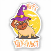 BooF - Bruno der Hexenhund Aufkleber (Vorderseite)