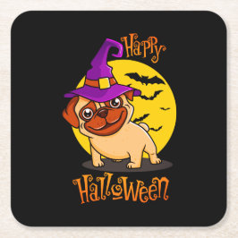 BooF - Bruno der Hexenhund Rechteckiger Pappuntersetzer