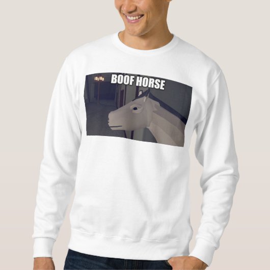 Boof Horse Sweatshirt (Vorderseite)