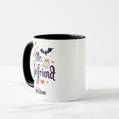 Boofriend Individuelle Name Halloween Tasse (Vorderseite Links)