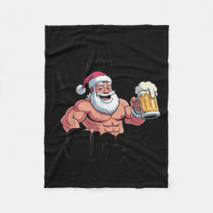 Booger Sugar Santa Funny Weihnachtsmäeme B Fleecedecke